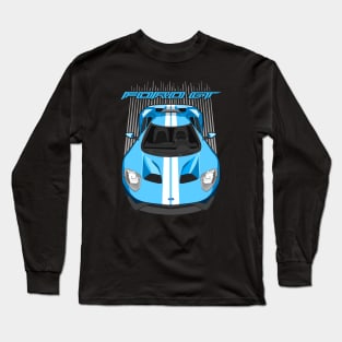 Ford GT-riviera blue and white Long Sleeve T-Shirt